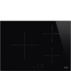SMEG pliidiplaat SI2731D 3 x induktsioon, 72cm, must, lõigatud serv