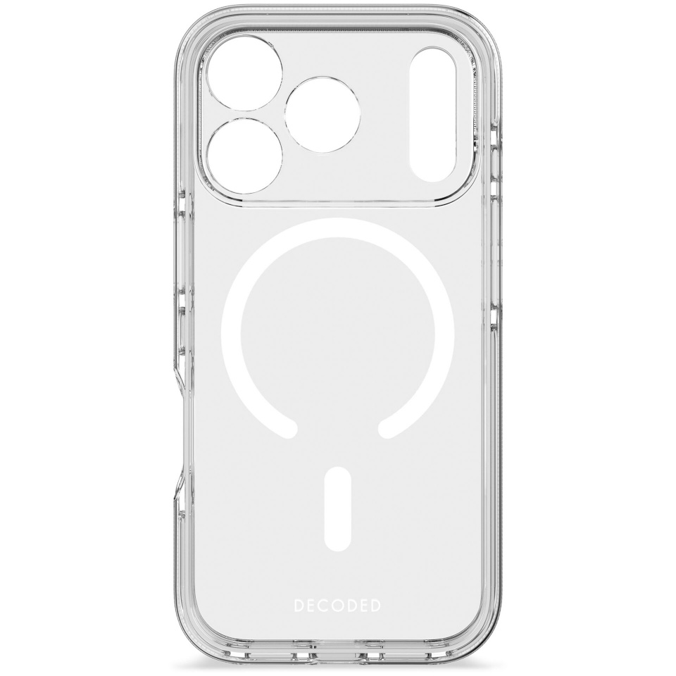 Decoded kaitsekest DropTec läbipaistev Backcover iP 17 Pro läbipaistev
