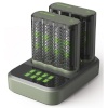 GP Batteries laadija ReCyko M452 8-fach LCD-Modell Docking St. + 4x AA NiMh 2600mAh