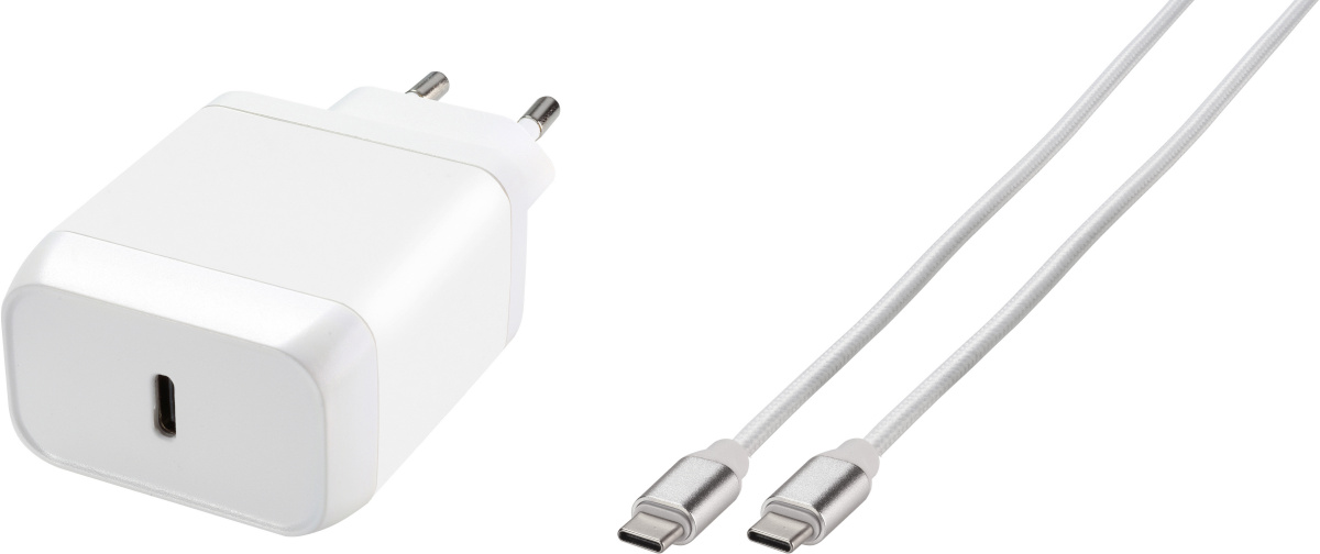 Vivanco laadija USB-C - USB-C 45W 1m (62400)