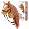 Tootiny pehme mänguasi Horse on a stick HOPPIHORSE Hobby Horse A3 Chestnut