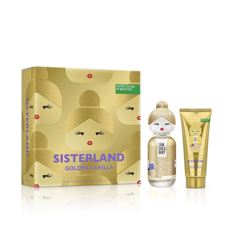 Benetton naiste parfüümi komplekt SISTERLAND GOLDEN VANILLA 2-osaline