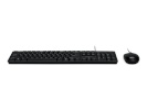 Acer klaviatuur Combo 100, AKW900 + AMW920 Keyboard and Mouse Set Wired Mouse included (US) International must Retail Pack