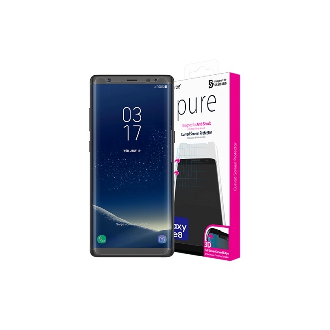 Samsung Galaxy Note 8 3D ekraani kaitsekile