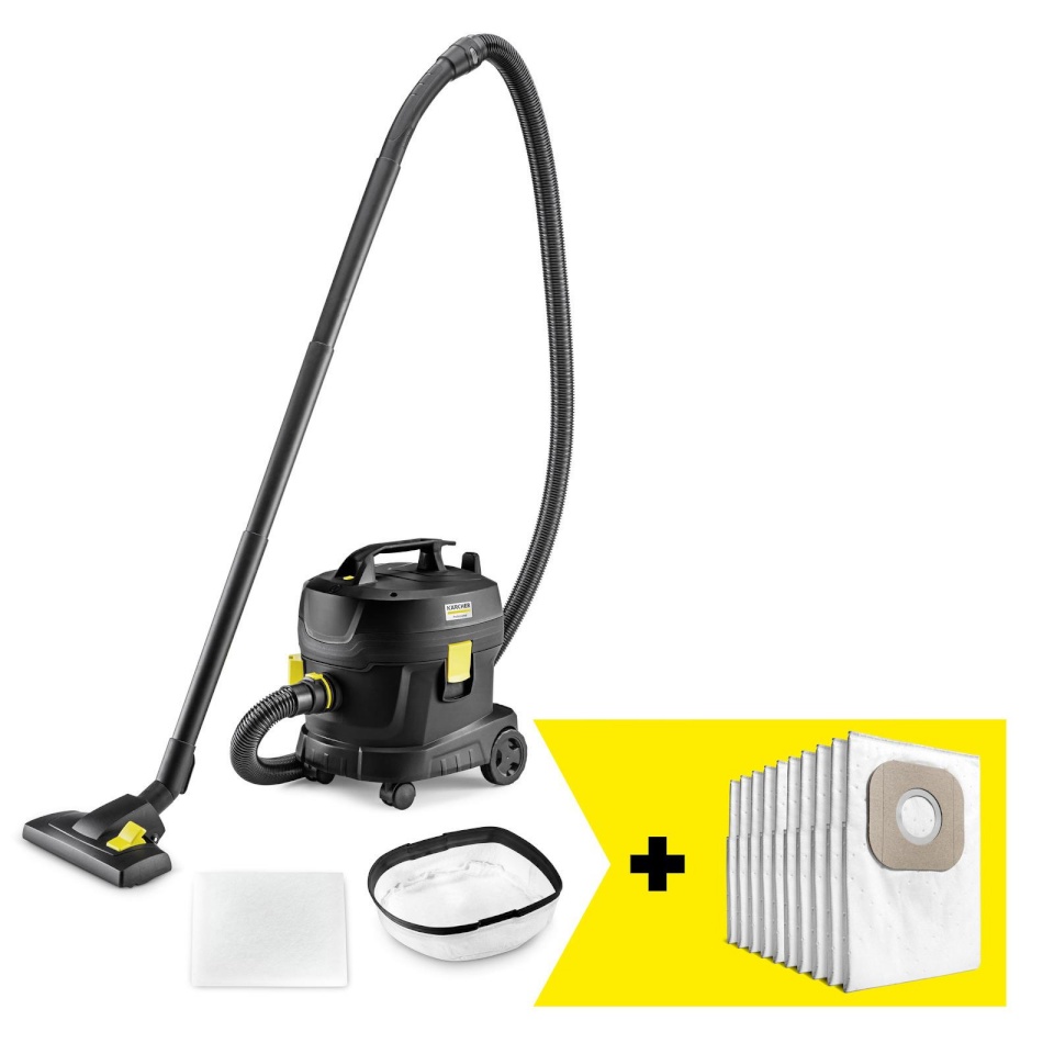 Karcher tolmuimeja 850W Drum, Dry, Dust Bag, must