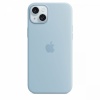 Apple kaitsekest Silicone Case with MagSafe for iPhone 15 Plus - Light Blue