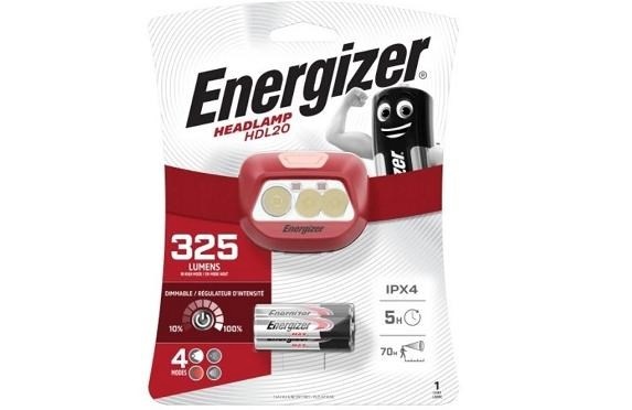 ENERGIZER taskulamp LATARKA HEADLIGHT HDL20 3AAA 325 LM