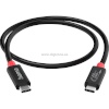 Hama laadimiskaabel Cable USB-C/USB-C, USB 4.0, 20 Gbit/s, 5 A, 240 W, 2 m