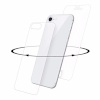 Eiger 3D 9H kaitseklaas servast servani koos taga kaitseklaasiga, Apple iPhone 8, valge äärega