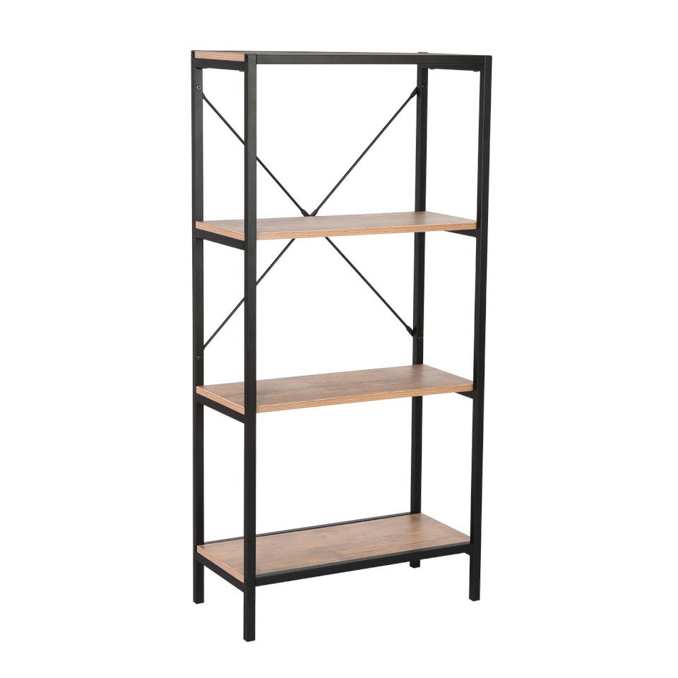 H4Y Riiul LAVINA 60x30xH127,5cm, saar/must