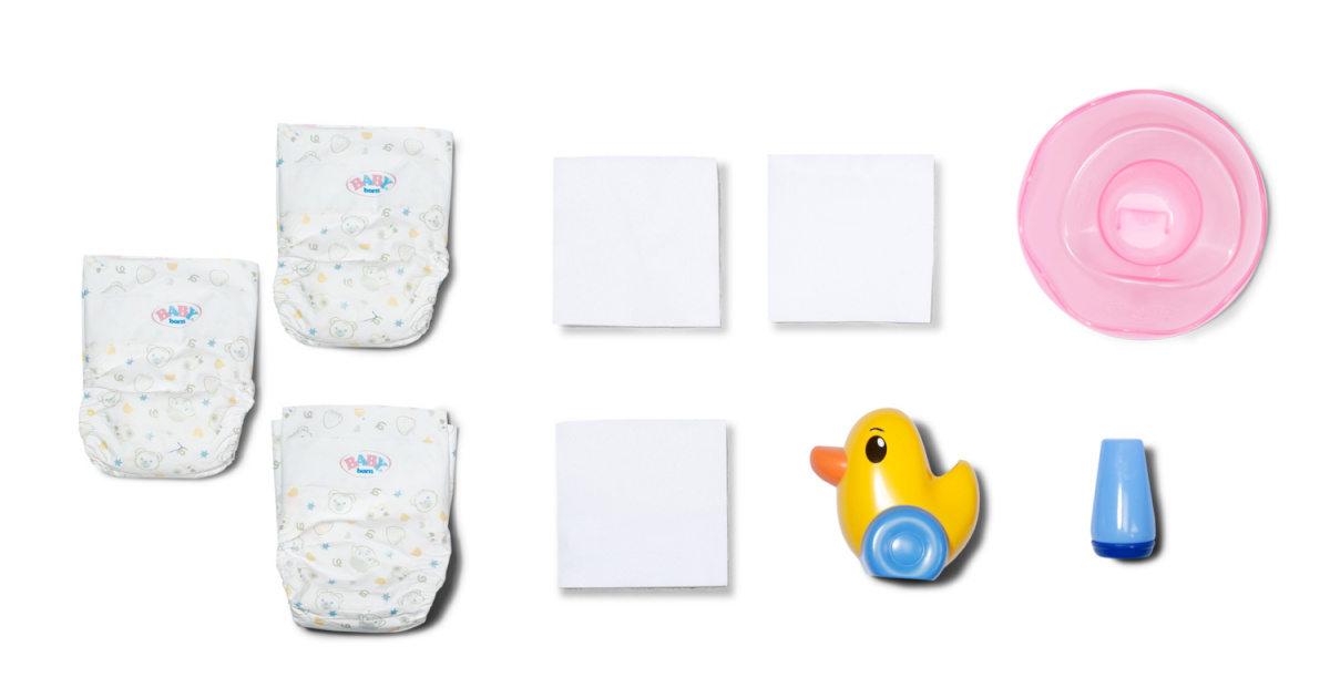 ZAPF nukuriided BABY Born Töpfchen Set