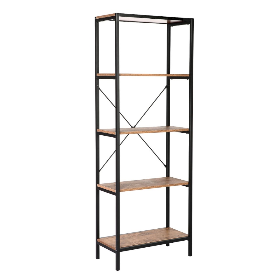 H4Y Riiul LAVINA 60x30xH165cm, saar/must