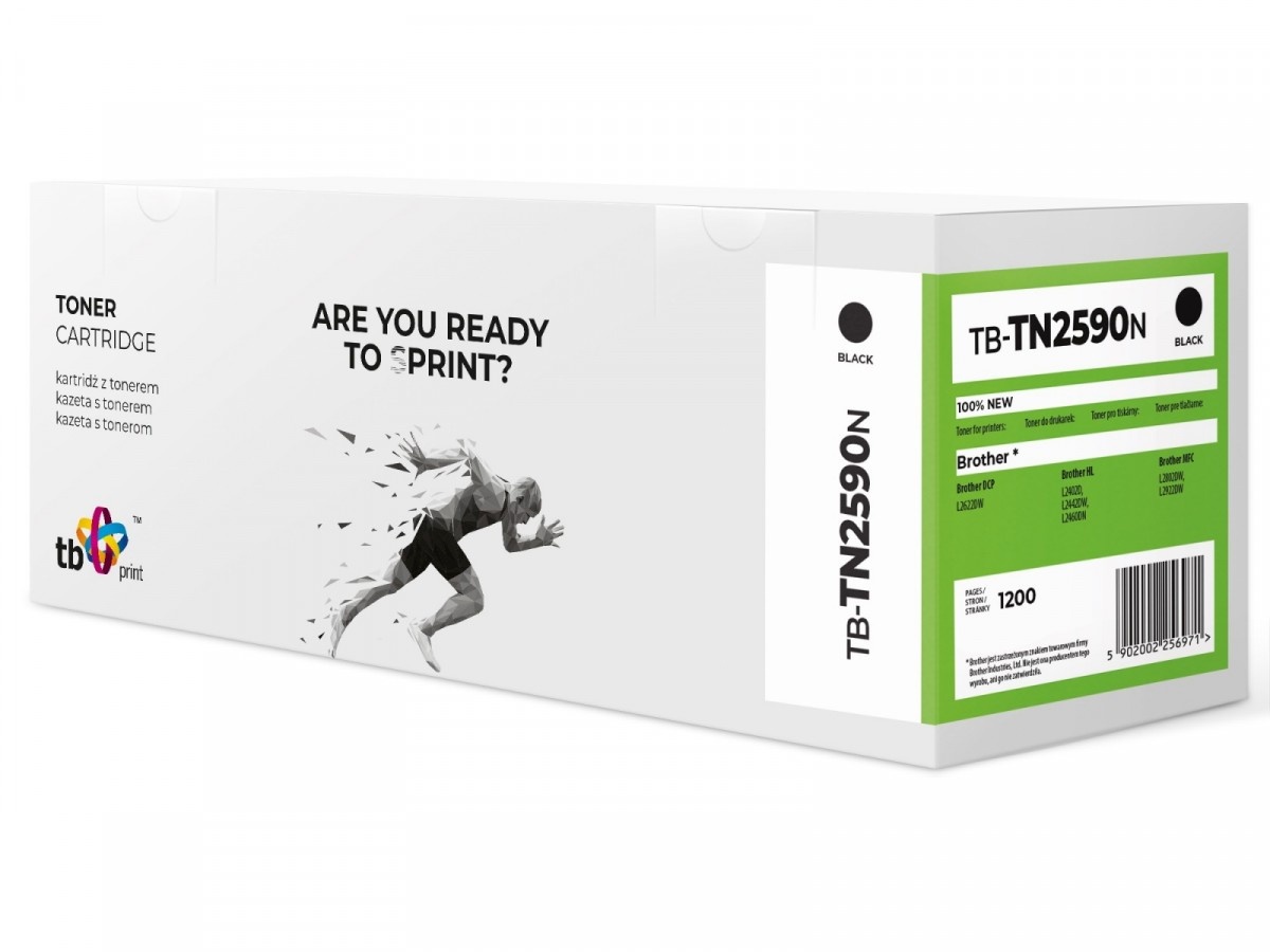 TB Print tooner for Brother TN2590 TB-TN2590N BK 100% new