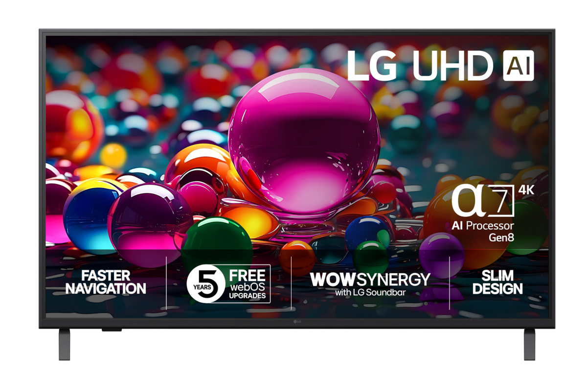 LG teler 43" UA75 – 4K LED-teler