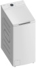 Midea, pesumasin MF100T60B/W-HR Top loading, Washing capacity 6 kg, 1200 RPM, Depth 61 cm, Width 40 cm, Display, LED, Steam function, valge