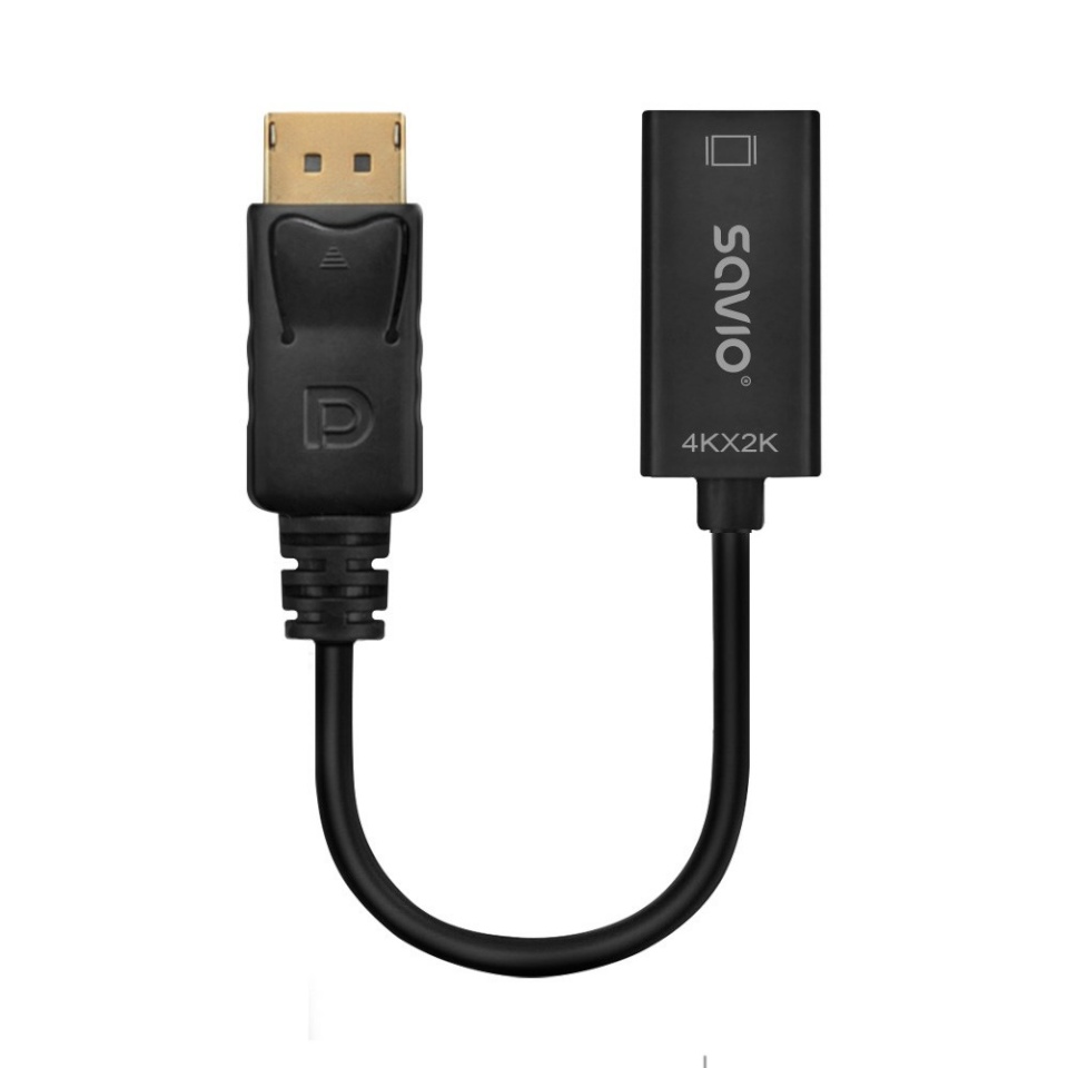SAVIO AK-62 video cable adapter 0.2m DisplayPort HDMI