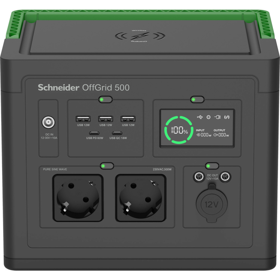 APC Schneider akujaam PPS500-GR OffGrid Porta Power Station 500