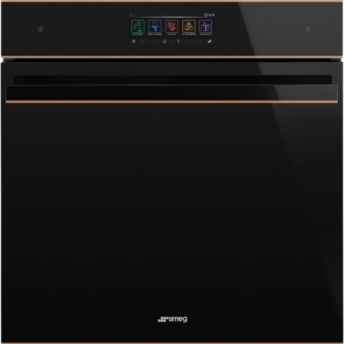 SMEG integreeritav ahi SO6606WS4PNR Wi-Fi Steam100 Pro Galileo Oven, 68L, A+, must/vask