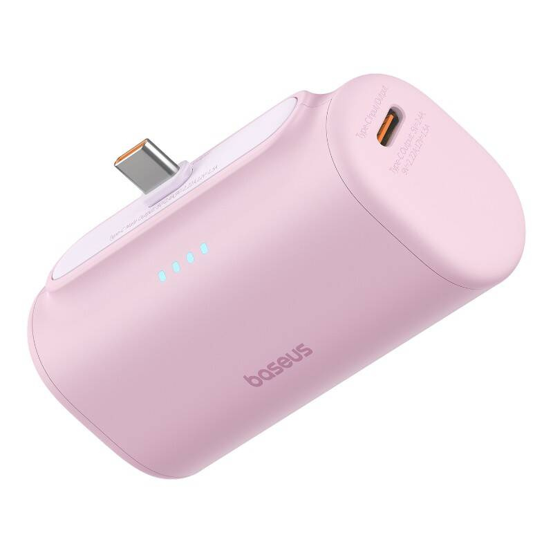 Baseus akupank Powerbank Compact USB-C 5000mAh, 20W (roosa)