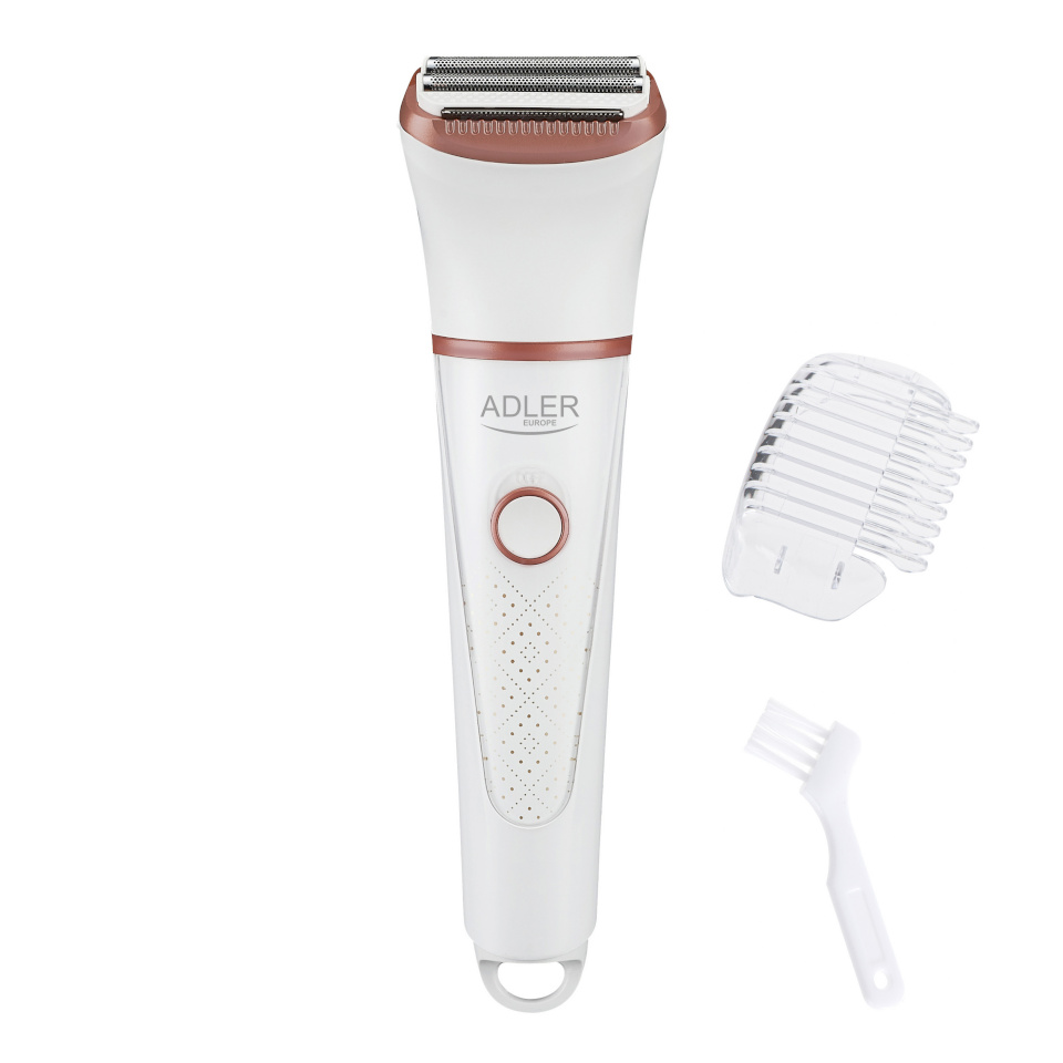 Adler raseerija Lady Shaver AD 2941 Wet & Dry, AAA, valge