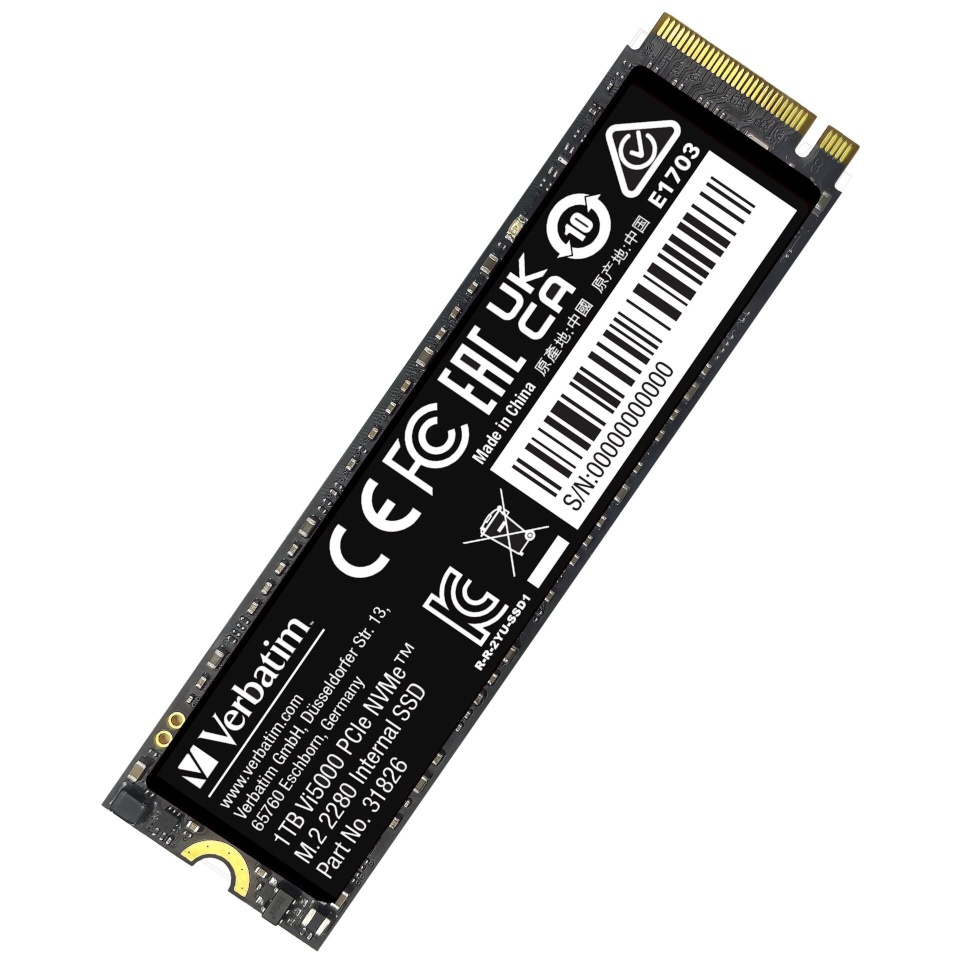 Verbatim kõvaketas SSD Vi5000 M.2 1TB PCIe4 NVMe 31826
