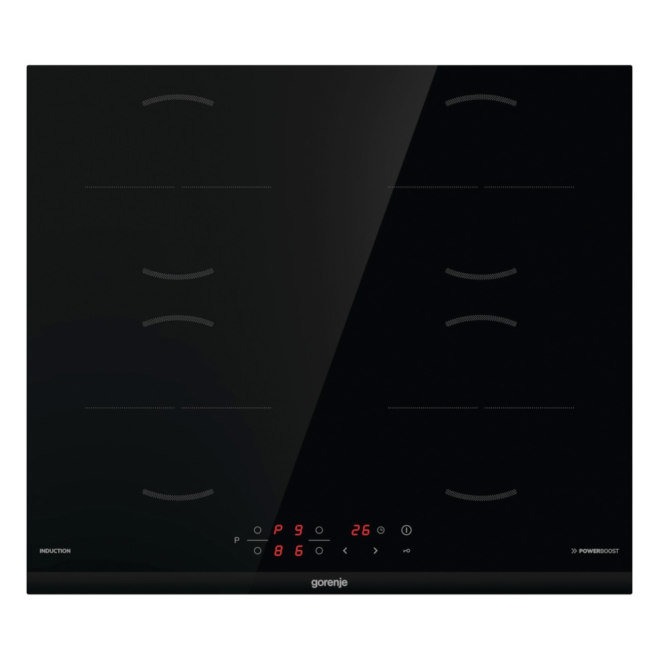 Gorenje pliidiplaat Hob | GI6401BCE | Induction | Number of burners/cooking zones 4 | Touch control | Timer | must
