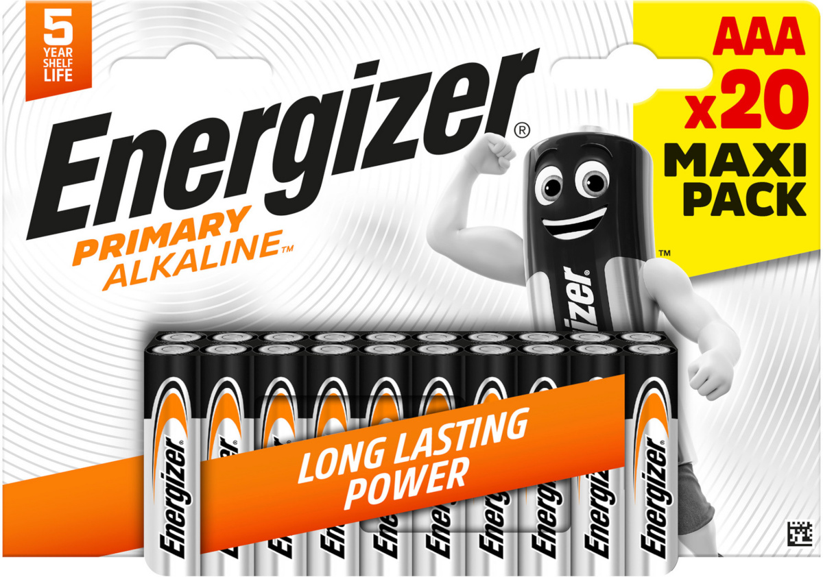 Energizer patarei Energizer Primary Alkaline AAA CHP20
