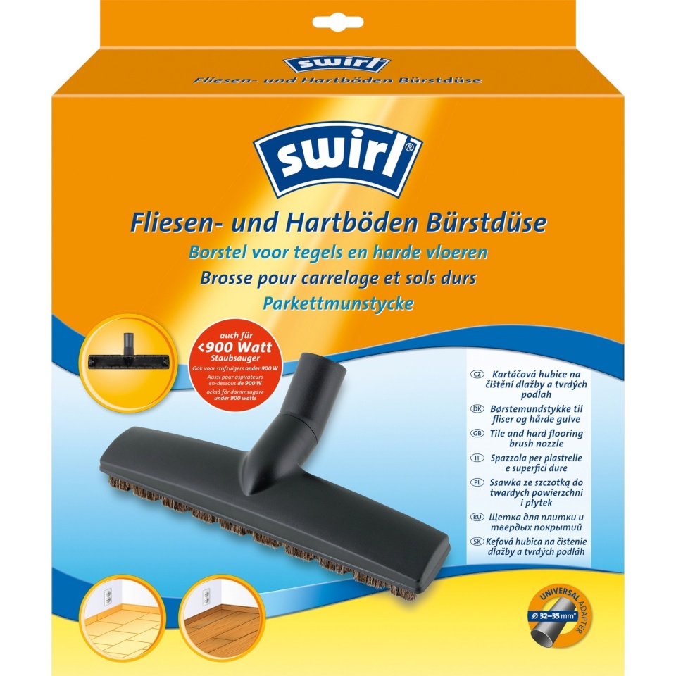 Swirl tolmuimeja otsik Tile & Hard Floor Brush Nozzle 208005, must