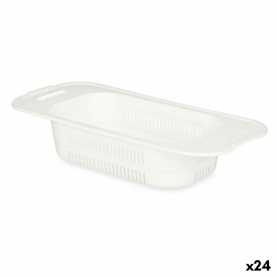 Kinvara Nõruti valge Plastmass 47x9,5x22cm 24 Ühikut