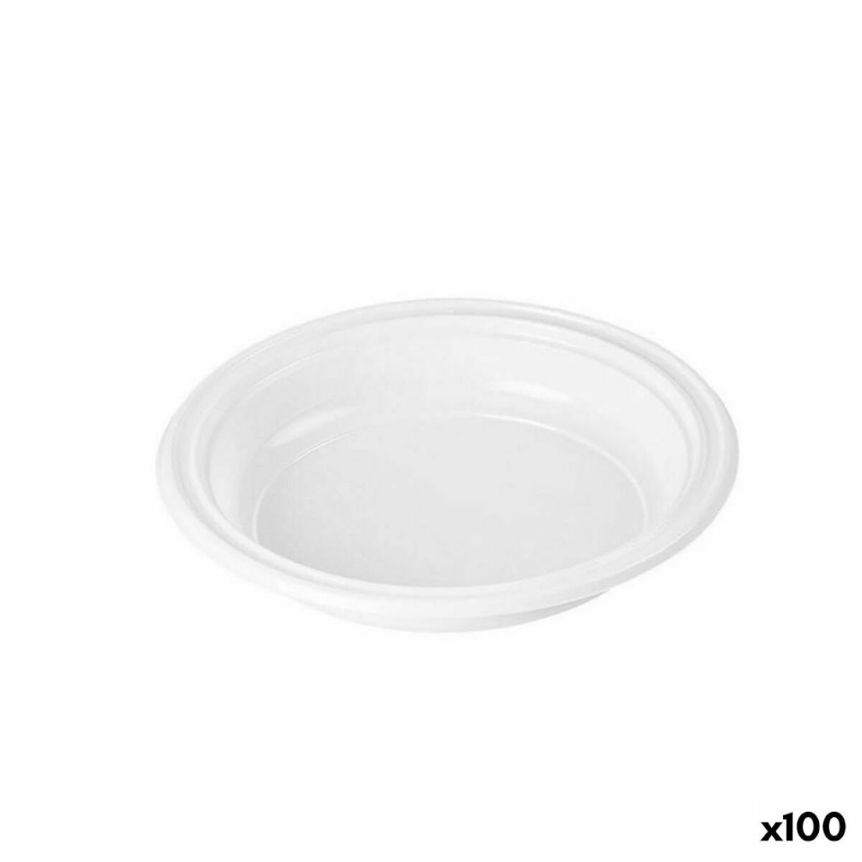 Algon Korduvkasutatavate plaatide komplekt valge Plastmass 20,5x20,5x3cm (6tk)