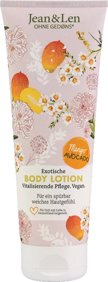 Jean&Len kehakreem Mango ja Avokaado, 250ml