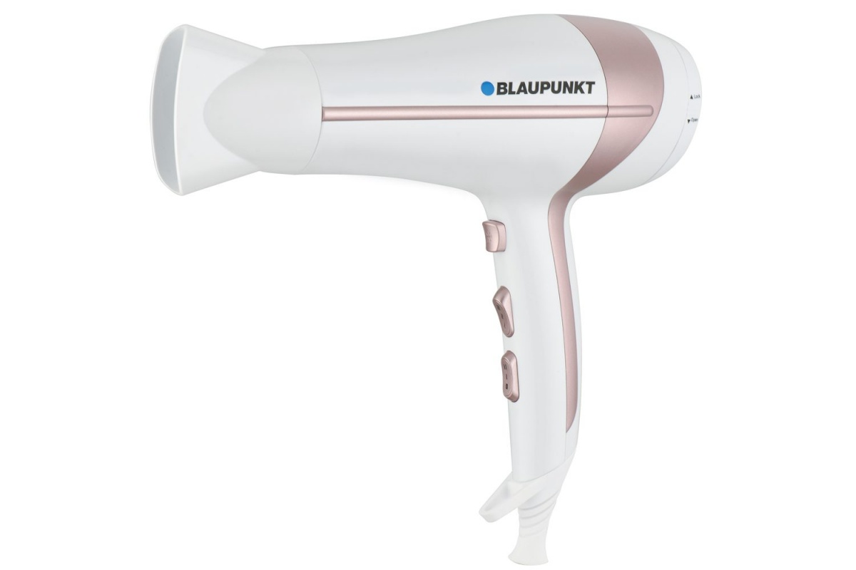 Blaupunkt föön HDD501RO Hair Dryer, valge/roosa