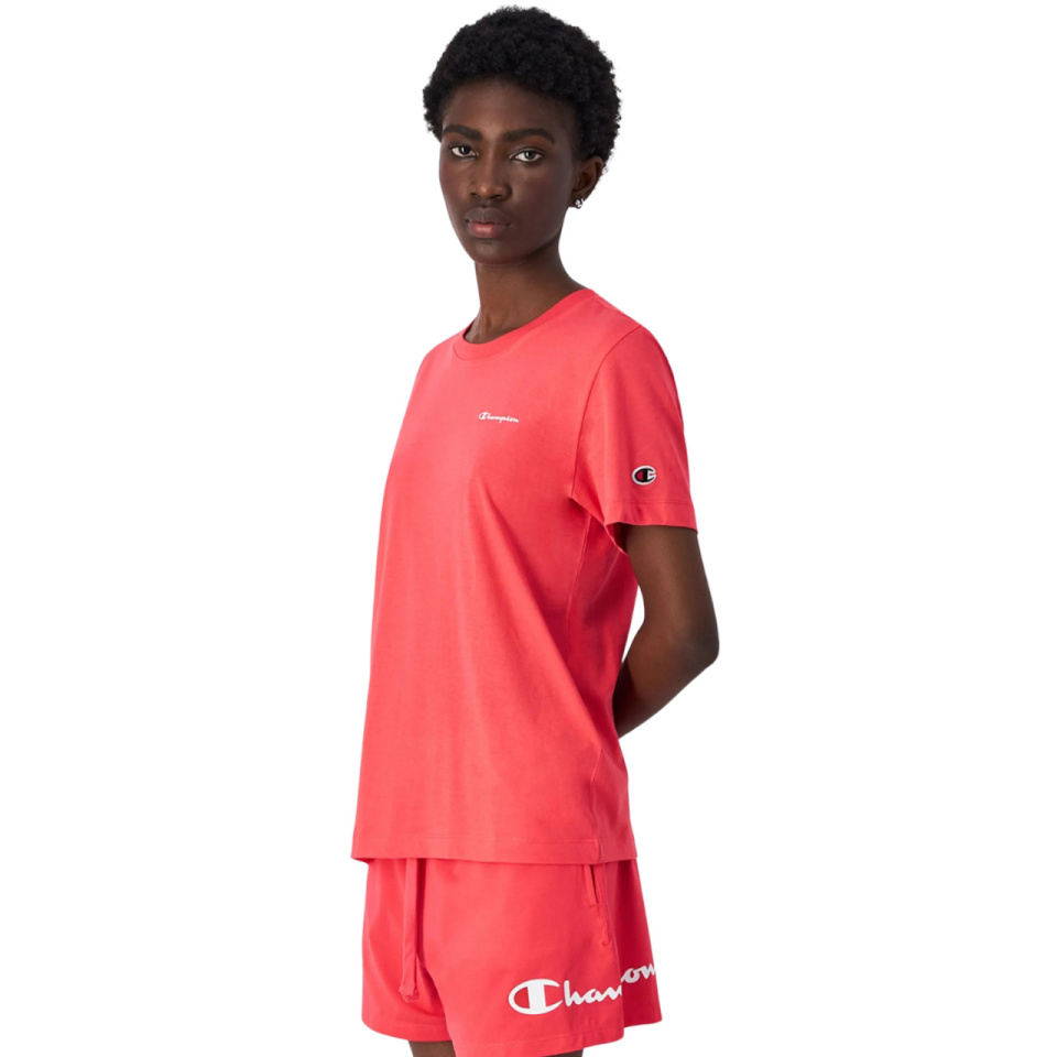 Champion T-särk naistele SS Tee korall 118091 PS203 suurus L