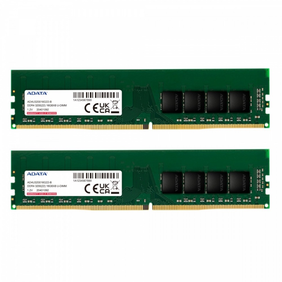 ADATA mälu Memory Premier DDR4 3200MHz 32GB (2x16) C22 DualTray