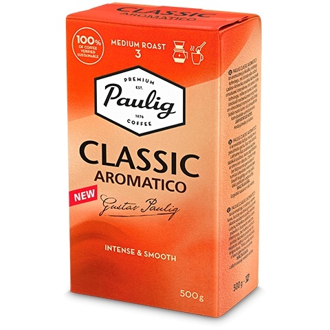 Paulig Classic Aromatico jahvatatud kohv 500g