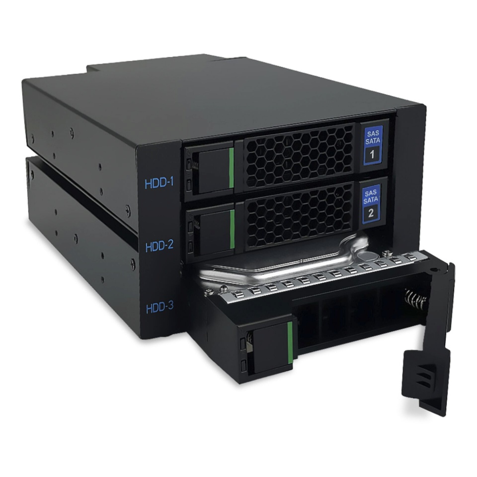 Fantec kettaboks WR-C2131-12G/6G Backplane for 3 3.5" /2.5" HDD/SSD