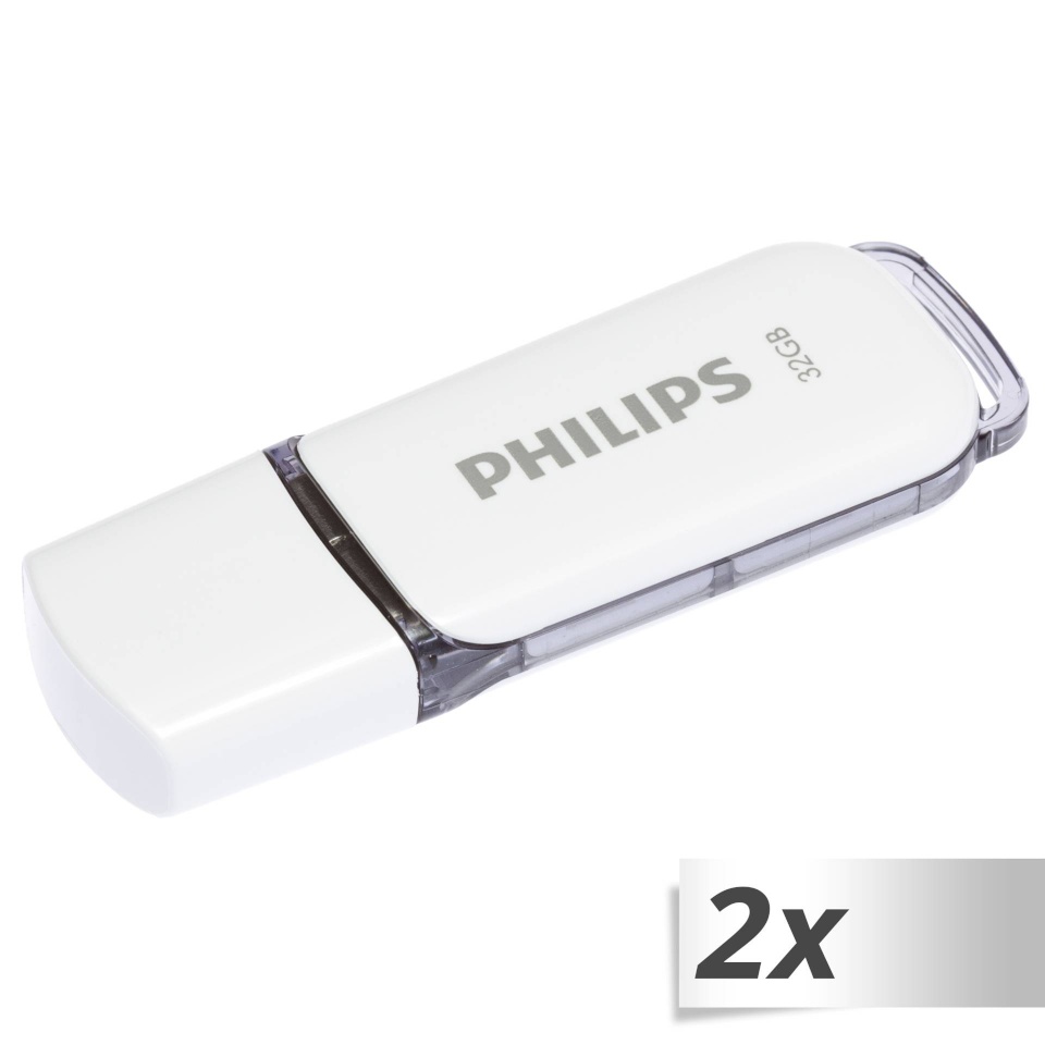 Philips mälupulk Snow Edition Shadow, USB 2.0, 2-pakk, 32GB, hall