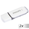 Philips mälupulk Snow Edition Shadow, USB 2.0, 2-pakk, 32GB, hall