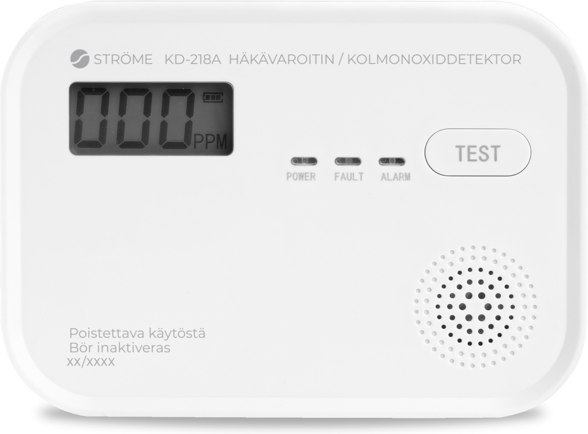 Ströme digitaalse ekraaniga vingugaasiandur KD-218A