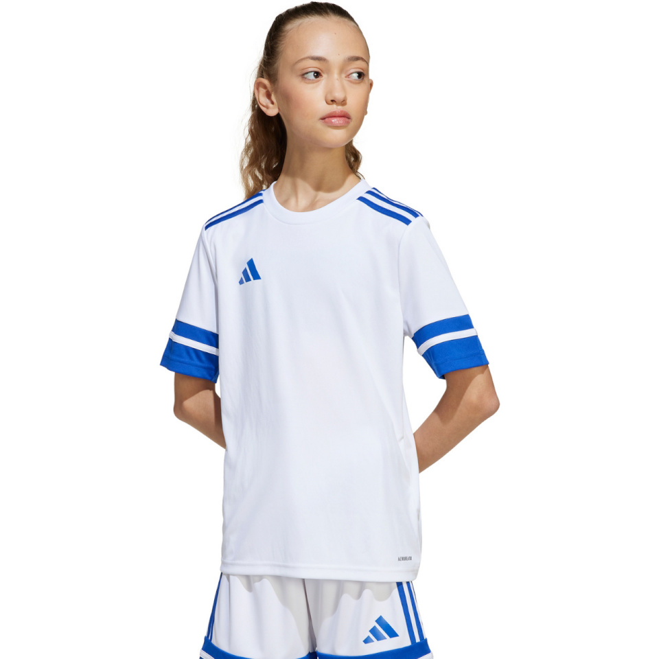 Adidas Teamwear T-särk lastele Squadra 25 valge-sinine JJ0060 suurus 164cm