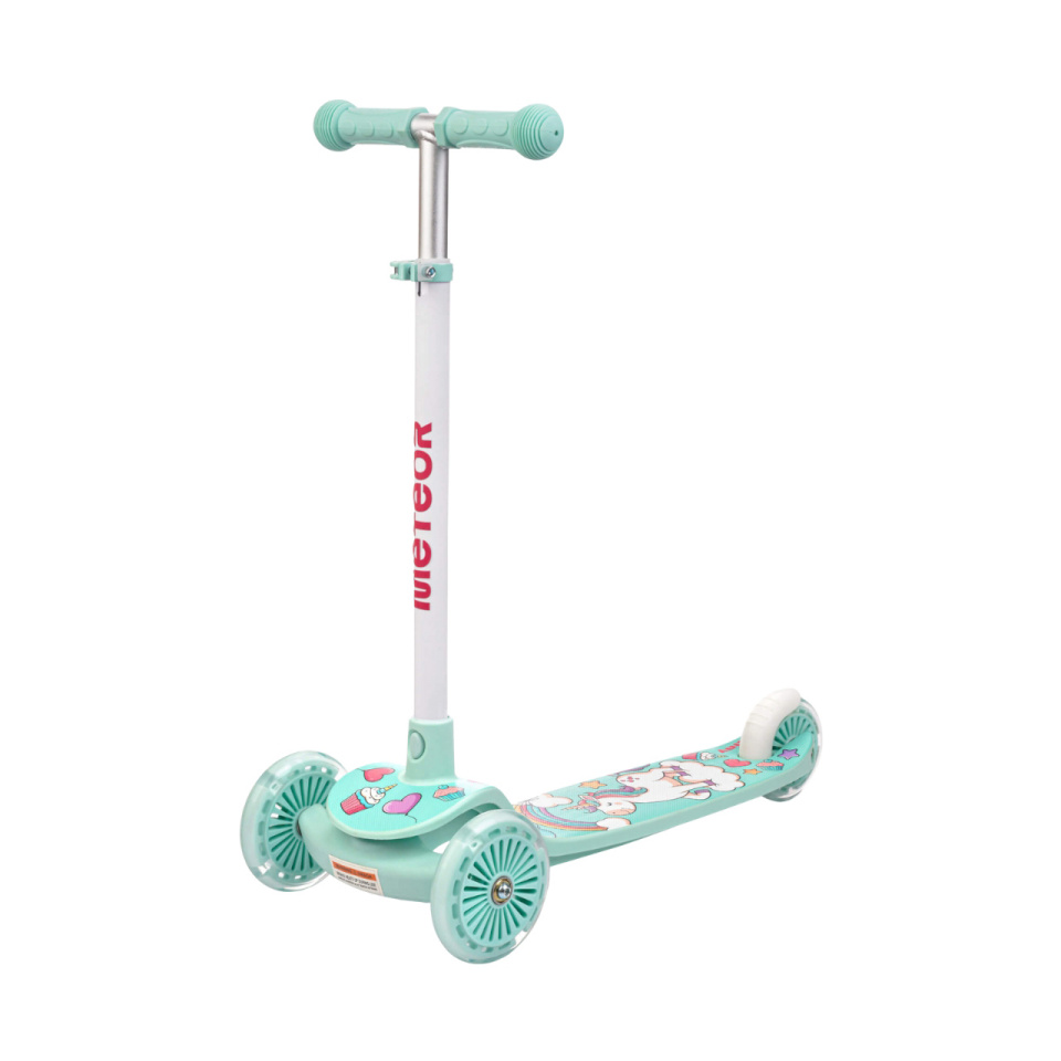 Meteor tõukeratas kolmerattaline Funny mündiroheline 17749