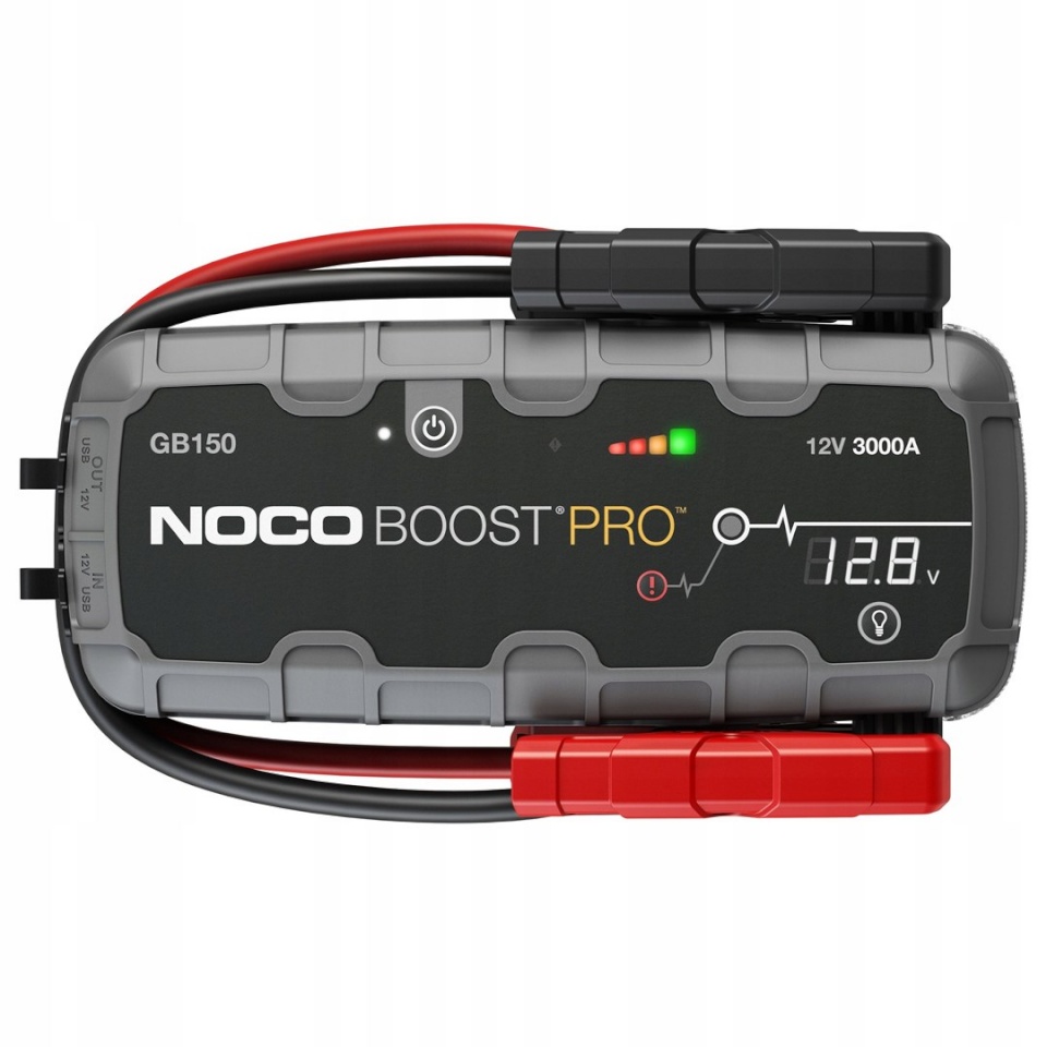 NOCO käivitusabi GB150 Boost 12V 3000A Jump Starter starter device with integrated 12V/USB battery