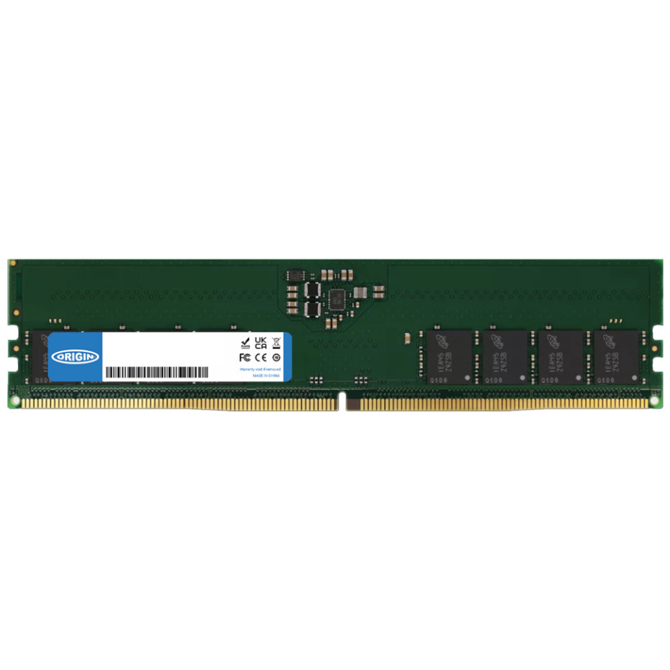 32GB 4800MHZ UDIMM 1RX8 NON-ECC 1.1V