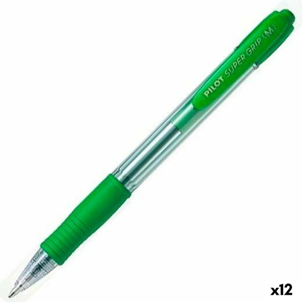 Pilot pastapliiats Supergrip roheline 0,4 mm 12tk