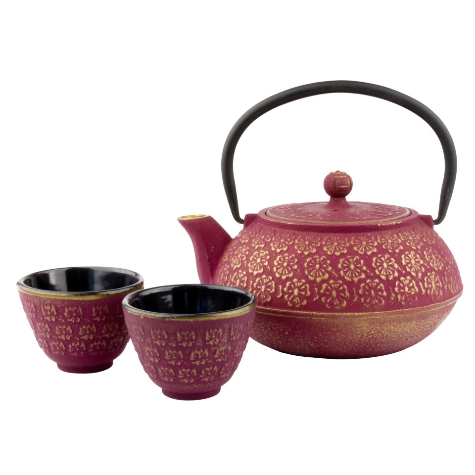 Bredemeijer teekannu kinkekomplekt Teapot Gift Box pinkgold + Filter G015PG