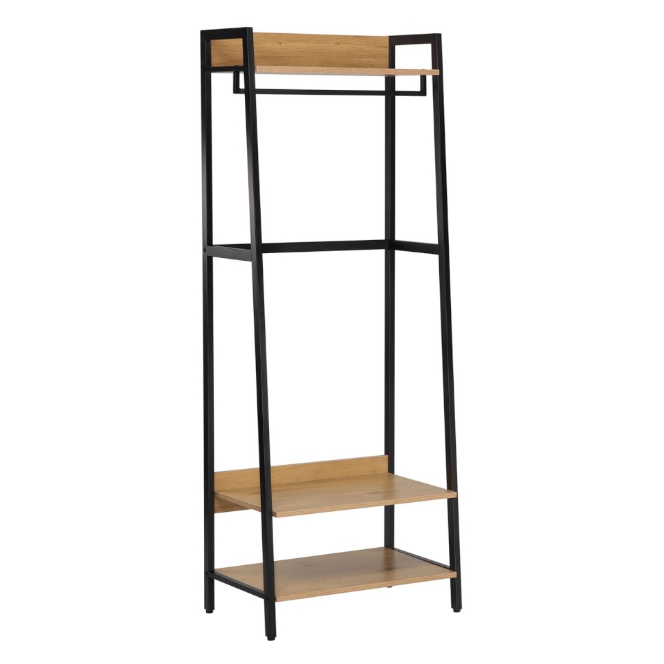 H4Y Esikuriiul LAVINIA 64x40xH169cm, saar/must