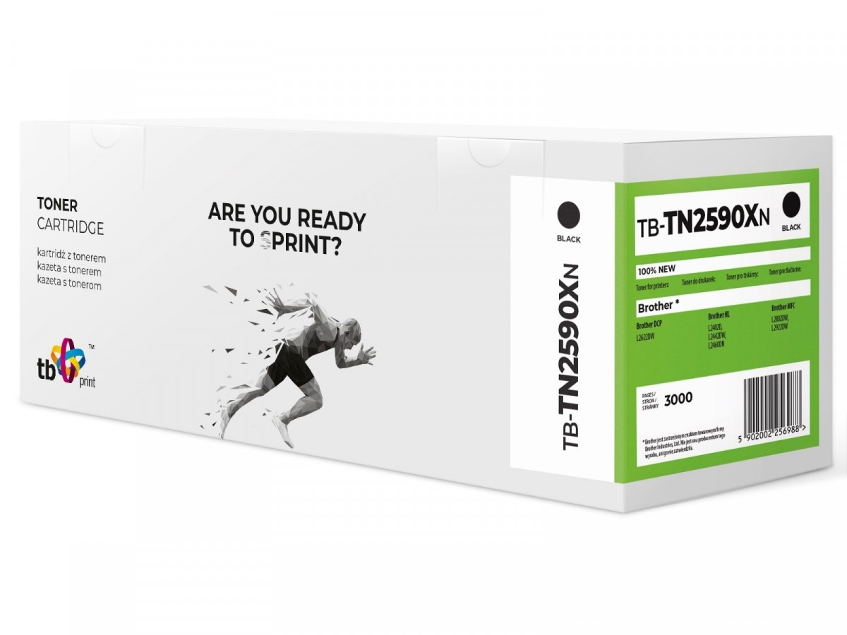 TB Print tooner for Brother TN2590XL TB-TN-2590XN BK 100% new