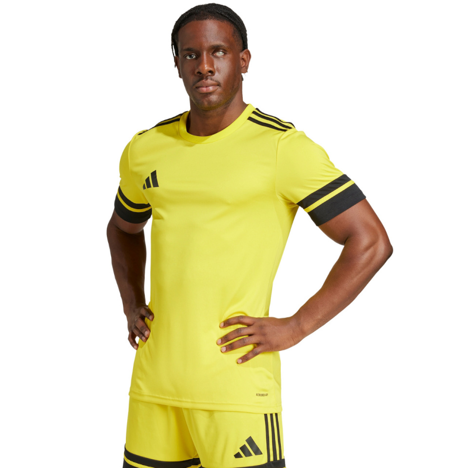 Adidas Teamwear T-särk meestele Squadra 25 Jersey Short Sleeve kollane JG5831 suurus L