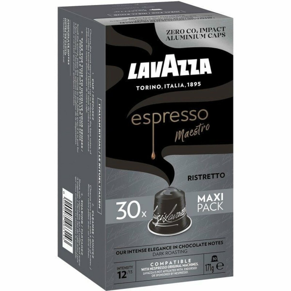 Lavazza kohvikapslid Espresso Maestro Ristretto 30 Tükid, osad (30 Ühikut)