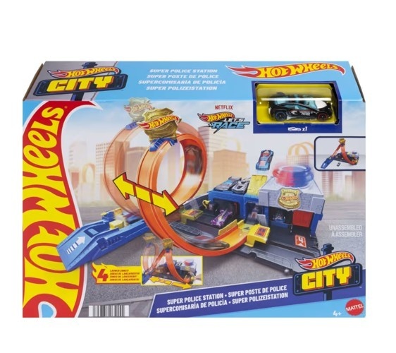 Hot Wheels CITY SUPER POLICE SET